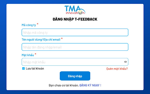 Android application T-Feedback screenshort