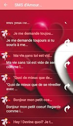 sms d'amour en français - saint valentin