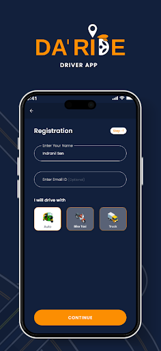 Android application DaRide Driver: Drive & Earn screenshort