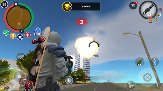 Rope Hero: Mafia City Wars screenshot 2