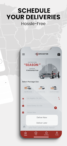 Screenshot of SpeedSter Delivery