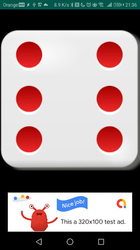 Android application Big Dice Roller screenshort