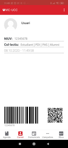 TUI UVic-UCC. Carnet universit Screen 3