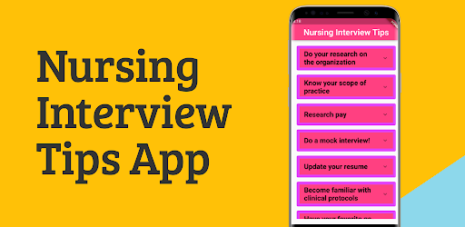 Android application nursing intervew tips Q&A screenshort