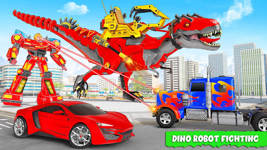 Dino Transform Robot Car Game  screenshots 5