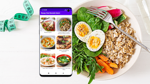 Android application Resep Diet Rendah Kalori screenshort