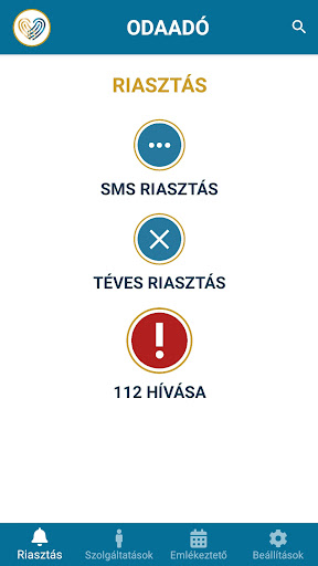 Odaadó App Screen 3