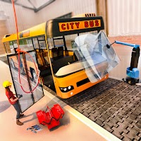 City Bus Builder Автосервис 3D Bus Mechanic Games