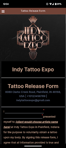 Indy Tattoo Expo Screen 3