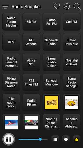 Senegal Radio FM AM Music Screen 2