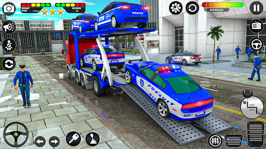 SUV Police Car Truck Transport
