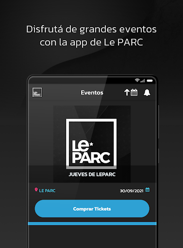Android application LeParc screenshort
