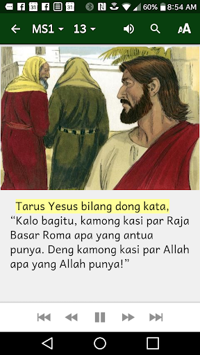 Android application Minggu Sengsara screenshort
