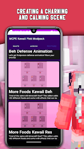 MCPE Kawaii Pink Modpack