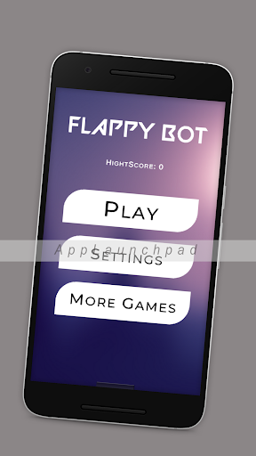 Android application Flappy Bot screenshort