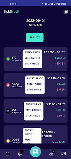 Android application EXPERT Crypto Signals screenshort
