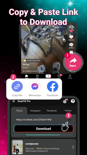 SnapTik Pro: HD TT Downloader Screenshot 3 - AppWisp.com