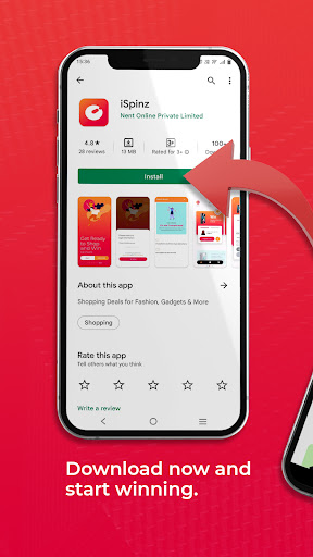 Android application iSpinz screenshort