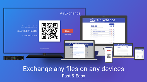 Android application AirExchange: Wireless Transfer screenshort