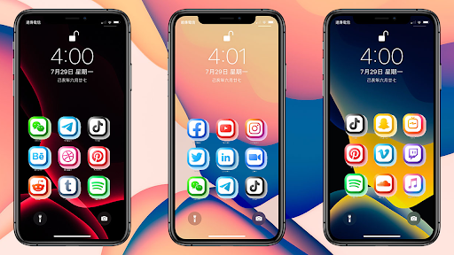 iPhone 14 Plus Launcher iOS 17