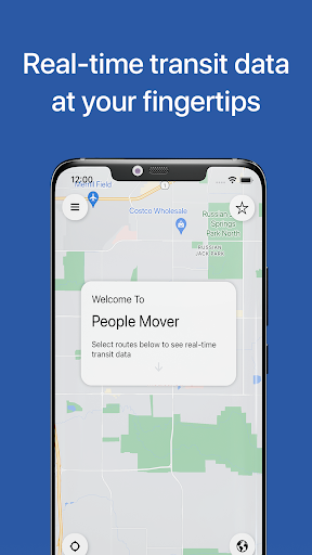 Android application People Mover mStop screenshort