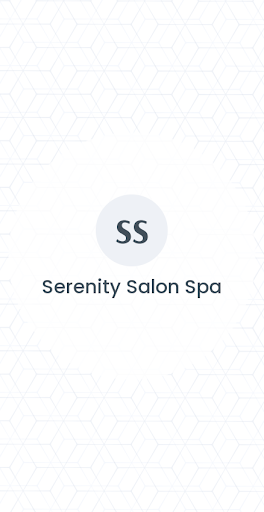 Android application Serenity Salon Spa screenshort