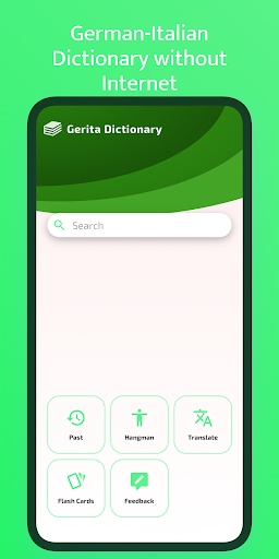 Android application Gerita German to Italian screenshort