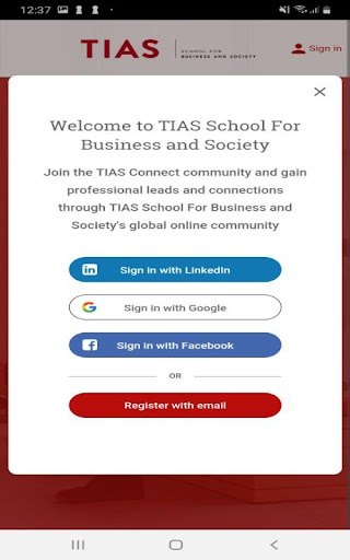 Tias Connect Screen 3