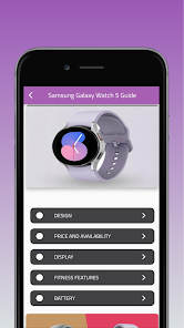 Samsung Galaxy Watch 5 Guide 7 APK + Mod (Unlimited money) إلى عن على ذكري المظهر