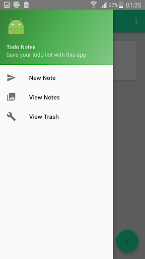 Android application Todo Notes screenshort