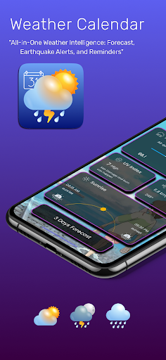 Android application Weather Calendar & Forecast screenshort