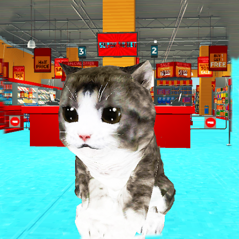 Kitten Cat Smash Super Market 