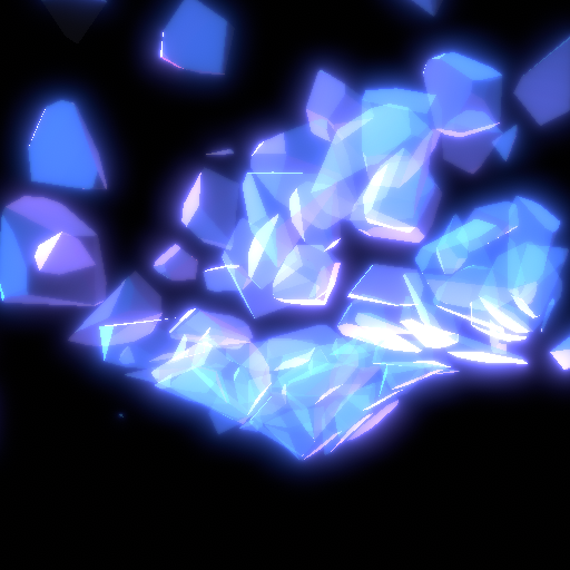 Crystal 3D Voronoi【Generative logo