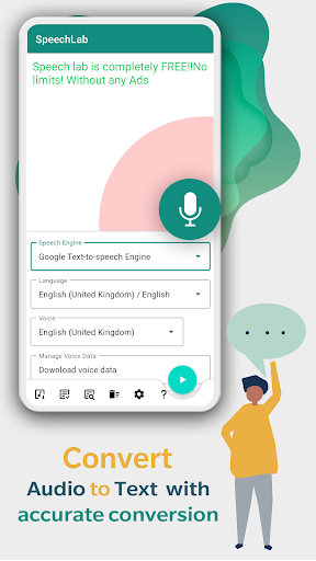 SpeechLab - Text To Speech TTS Screen 2