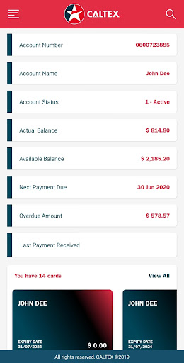 Android application StarCard Online screenshort