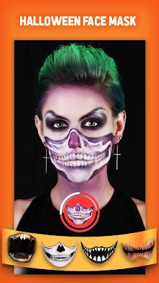 Halloween Face mask - Halloweeのおすすめ画像1