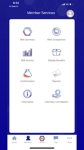 MPAO Mobile App Screen 2