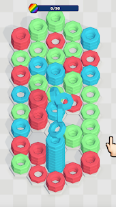 Nuts Stack 3D