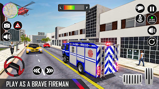 Police Ambulance Fire Truck - Screenshot 2