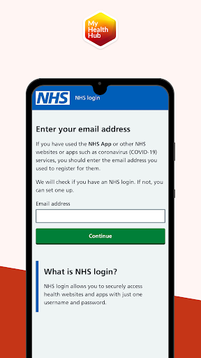 Android application MyHealth-Hub screenshort