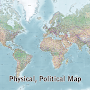 World Physical Map offline