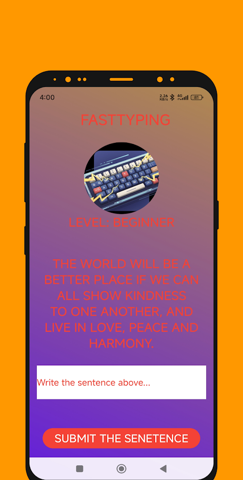 #2. FastTypingGame (Android) 由: TECHNOLOGIES DEV