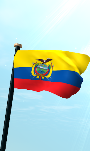 Ecuador Flag 3D Free Wallpaper Screenshot 1 - AppWisp.com