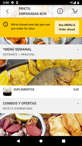 Prieto Empanadas Bcn Screen 3