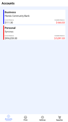 Android application Print Check Pro - Trial screenshort