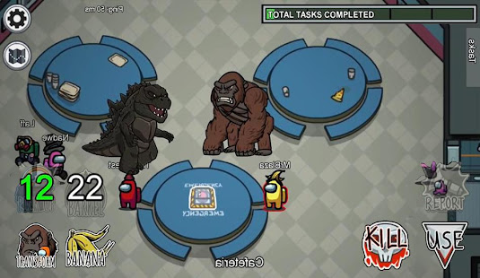Among Us Kong vs Godzilla Mod Varies with device screenshots 5
