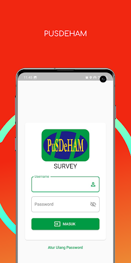 Android application Survey Pusdeham screenshort