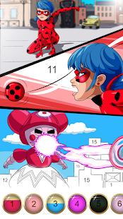Miraculous Ladybug: Coloring banner