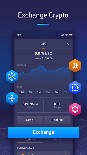 Screenshot of Coinweb Wallet