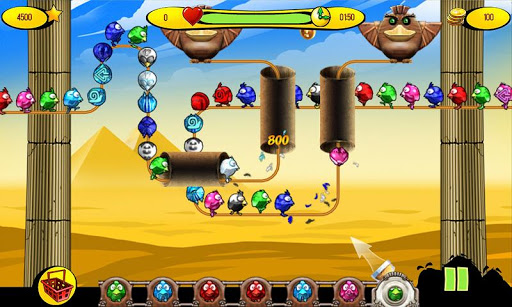 Screenshot of Birds On A Wire: Match 3